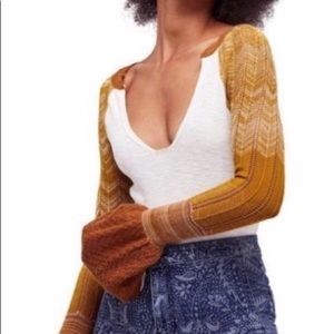 *SOLD*Free People Sunshine Thermal Top Knit